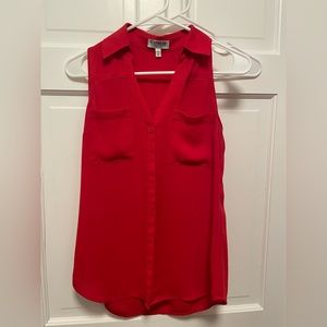 Express tank/ blouse, red size XS